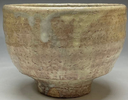 Kotaka Shoho Hagi Ware Tea Bowl Amber Glaze Kannyu Crazing Tomobako