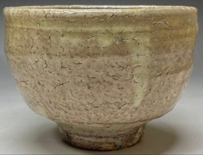 Kotaka Shoho Hagi Ware Tea Bowl Amber Glaze Kannyu Crazing Tomobako
