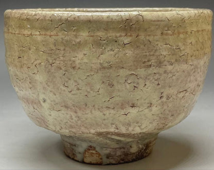 Kotaka Shoho Hagi Ware Tea Bowl Amber Glaze Kannyu Crazing Tomobako