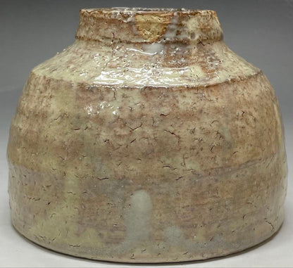 Kotaka Shoho Hagi Ware Tea Bowl Amber Glaze Kannyu Crazing Tomobako