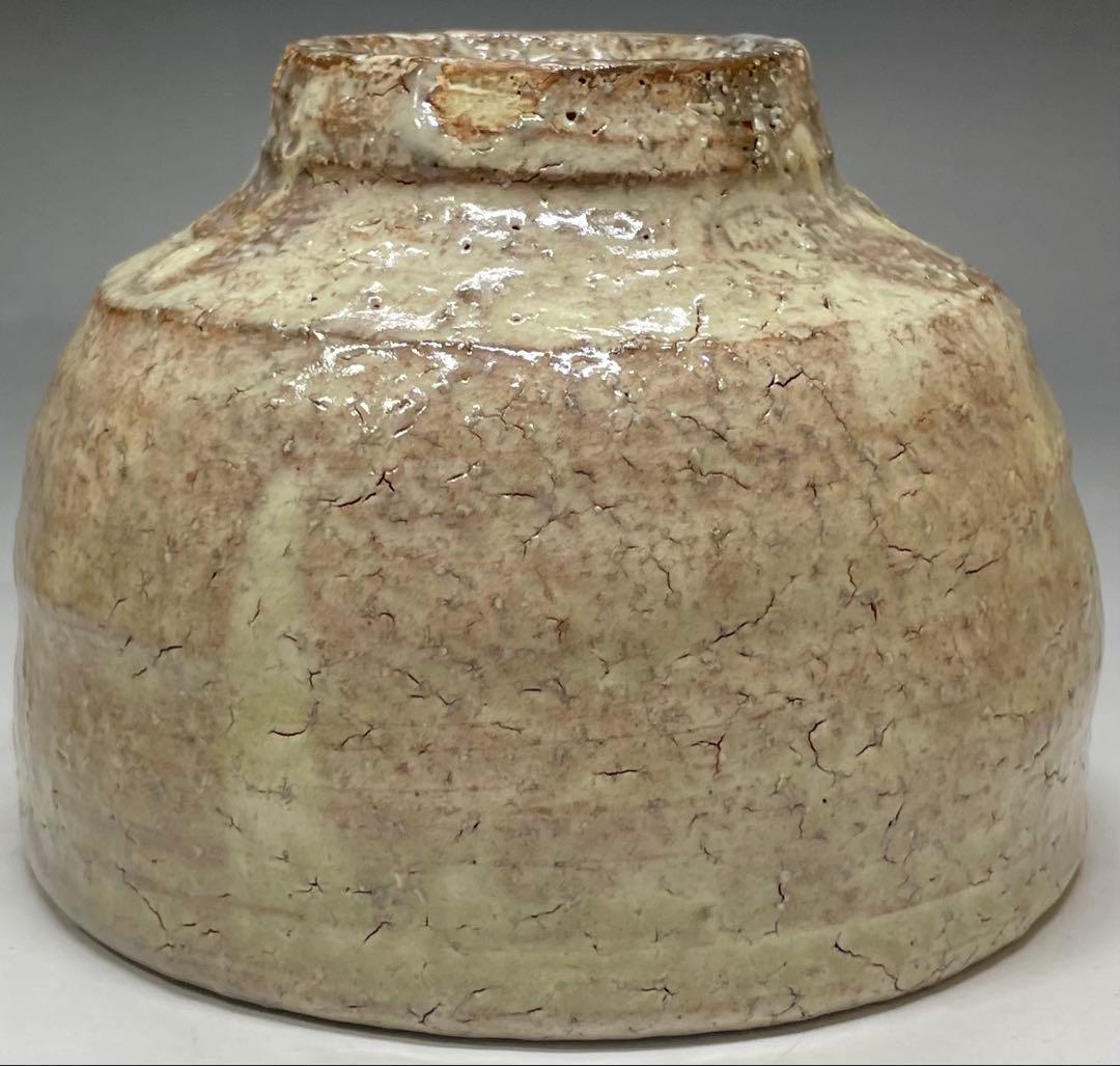 Kotaka Shoho Hagi Ware Tea Bowl Amber Glaze Kannyu Crazing Tomobako