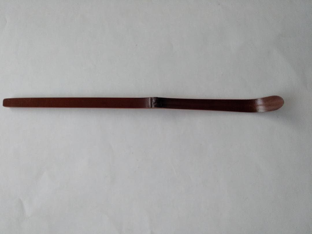 Susudake Chashaku Tea Scoop — Named 'Buji' by Zen Master Fujii Seido, Carved by Soryo | Smoked Bamboo, Tomobako