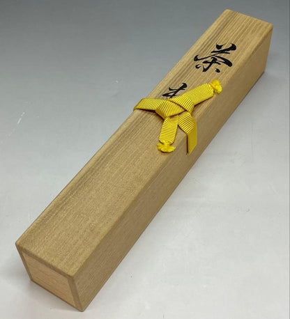 Takeda Ekishu Daitokuji Chief Abbot — Bamboo Tea Scoop Mei Buji, Zen Chashaku