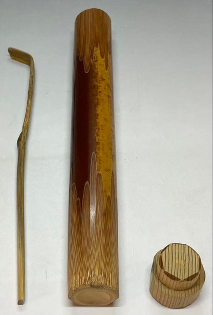 Takeda Ekishu Daitokuji Chief Abbot — Bamboo Tea Scoop Mei Buji, Zen Chashaku