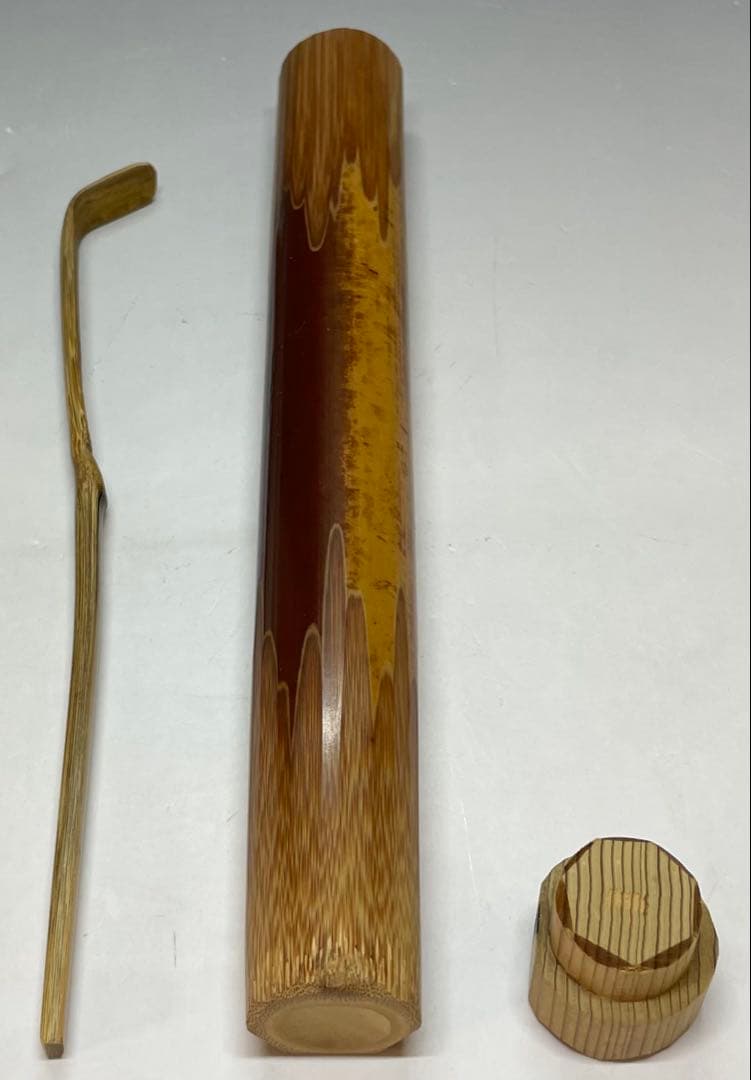 Takeda Ekishu Daitokuji Chief Abbot — Bamboo Tea Scoop Mei Buji, Zen Chashaku