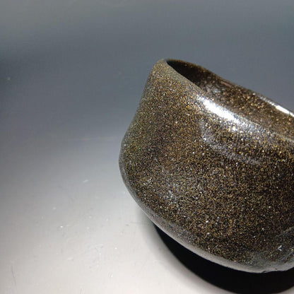 Black Raku Chawan 'Kissho' by Kizu Kiraku — Maeda Shodo Certified Tea Bowl