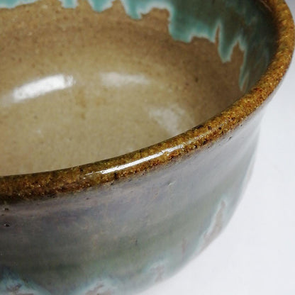 Agano Ware Kensui Water-Waste Vessel by Takatsuru Chizan, Koshin-gama