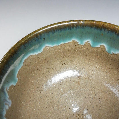 Agano Ware Kensui Water-Waste Vessel by Takatsuru Chizan, Koshin-gama