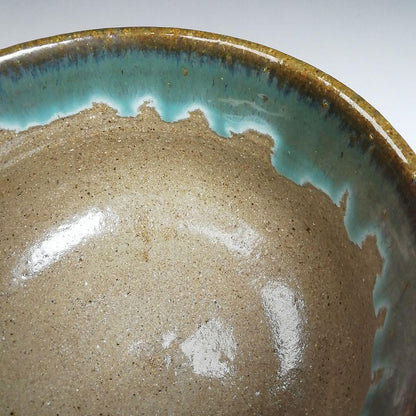 Agano Ware Kensui Water-Waste Vessel by Takatsuru Chizan, Koshin-gama