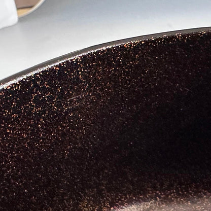 Kanshitsu Lacquer Tea Bowl — Yamadera Maki-e, Yoshida Kasei