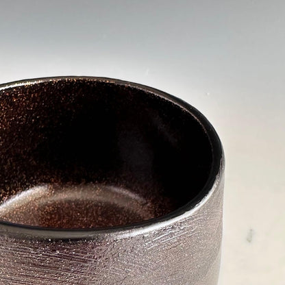 Kanshitsu Lacquer Tea Bowl — Yamadera Maki-e, Yoshida Kasei