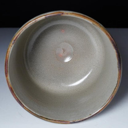 Eiraku Sokuzen XVI Kenzan-Style Snow Peak Chawan — Senke Jisshoku Tea Bowl