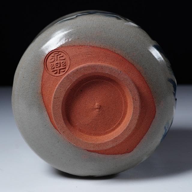 Eiraku Sokuzen XVI Kenzan-Style Snow Peak Chawan — Senke Jisshoku Tea Bowl