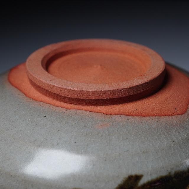 Eiraku Sokuzen XVI Kenzan-Style Snow Peak Chawan — Senke Jisshoku Tea Bowl