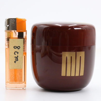 Sakashita Yuho Genji-ko Maki-e Oo-Natsume | Tame-Nuri Lacquer Tea Caddy | Signed Tomobako