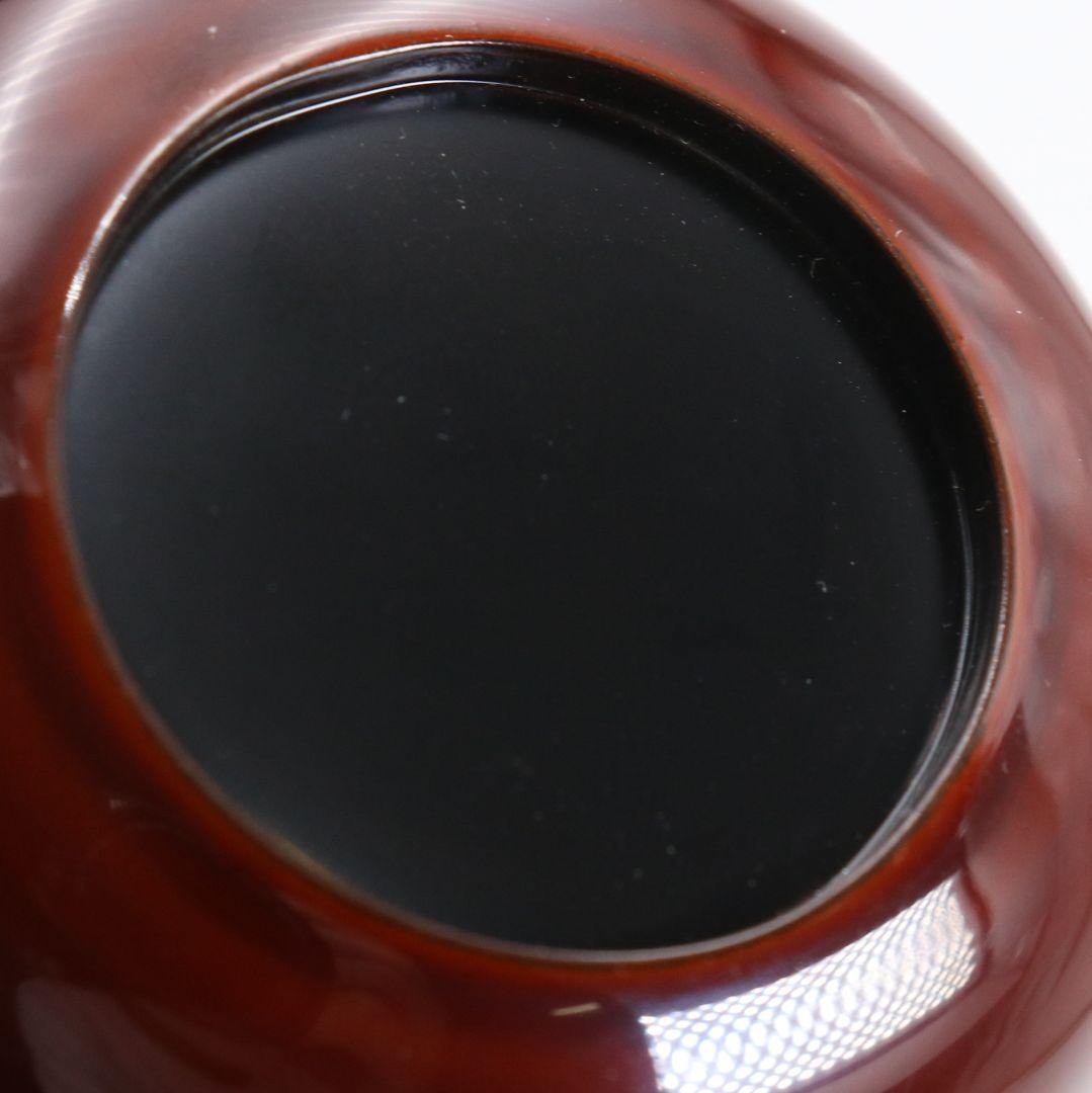 Sakashita Yuho Genji-ko Maki-e Oo-Natsume | Tame-Nuri Lacquer Tea Caddy | Signed Tomobako