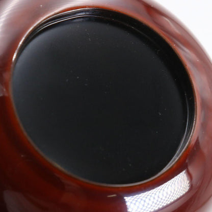 Sakashita Yuho Genji-ko Maki-e Oo-Natsume | Tame-Nuri Lacquer Tea Caddy | Signed Tomobako