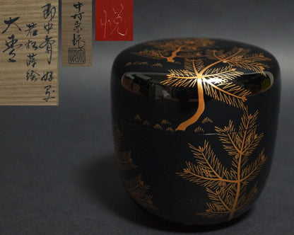 Nakamura Soetsu — Sokuchu-sai Konomi Wakamatsu Maki-e O-natsume, Tomobako