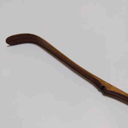 Seiryu Smoked Bamboo Tea Scoop - Chashaku by Soshun with Tomobako