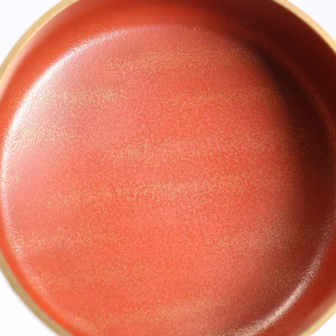 Sakurada Keishu — Young Pine Maki-e Natsume | Gold Nashiji Interior | Japanese Tea Caddy