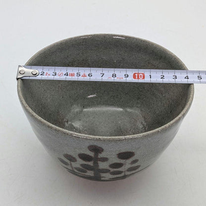 E-Karatsu Chawan by Mizoue Ichiro III - Painted Karatsu Tea Bowl with Signed Box