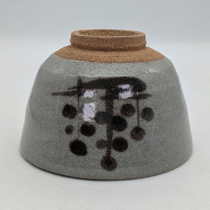 E-Karatsu Chawan by Mizoue Ichiro III - Painted Karatsu Tea Bowl with Signed Box
