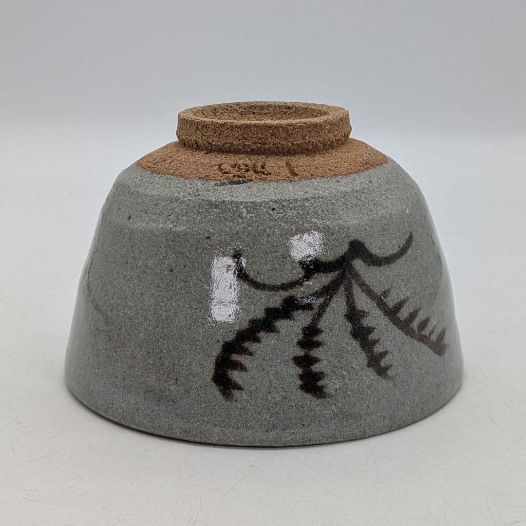 E-Karatsu Chawan by Mizoue Ichiro III - Painted Karatsu Tea Bowl with Signed Box