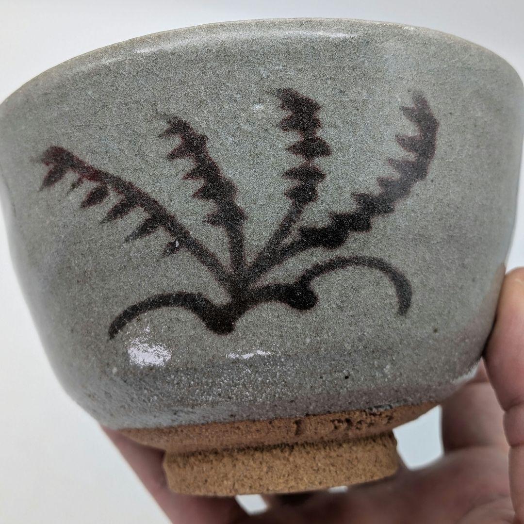 E-Karatsu Chawan by Mizoue Ichiro III - Painted Karatsu Tea Bowl with Signed Box