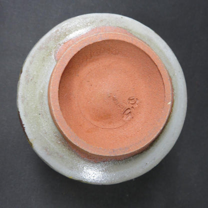 Miura Chikuken | Tsutsu Chawan Plum Branch | Kyoto Overglaze Enamel | Tea Ceremony Cylindrical Bowl
