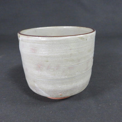 Miura Chikuken | Tsutsu Chawan Plum Branch | Kyoto Overglaze Enamel | Tea Ceremony Cylindrical Bowl