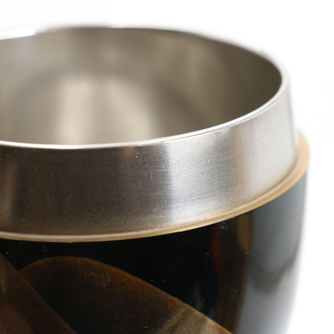 Toyama Maki-e Daï-Natsume — Distant Mountains by Kitahama Fugetsu | Wajima Lacquer with Silver Interior