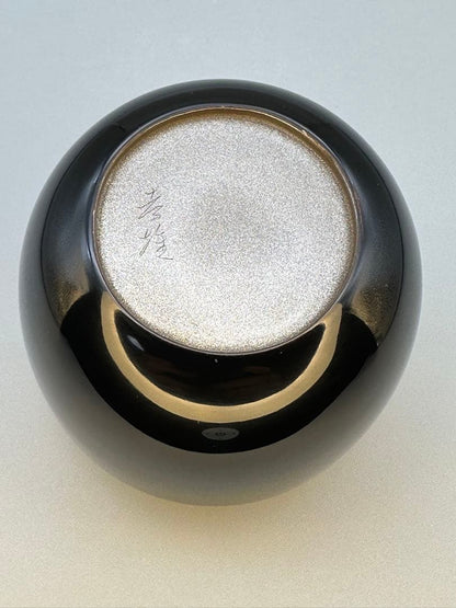 Wakashima Takao Hanaikada Maki-e Natsume Tea Caddy, Tomobako