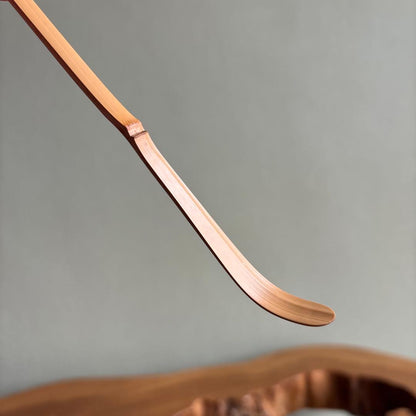 Tea Scoop by Kobayashi Taigen | Daitokuji Obai-in Head Priest | Mei 'Saotome' | Bamboo Chashaku with Box