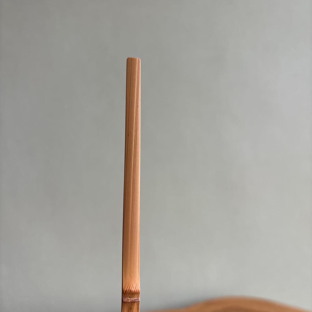 Tea Scoop by Kobayashi Taigen | Daitokuji Obai-in Head Priest | Mei 'Saotome' | Bamboo Chashaku with Box