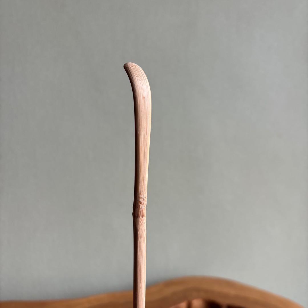 Tea Scoop by Kobayashi Taigen | Daitokuji Obai-in Head Priest | Mei 'Saotome' | Bamboo Chashaku with Box