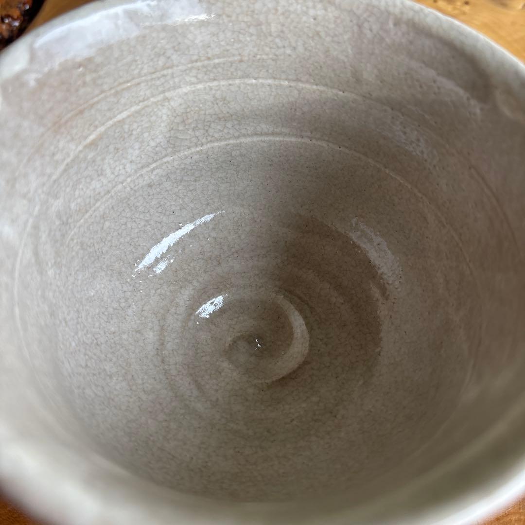 Furoen Antique Hagi Style Nezumi Matcha Bowl — Year of Rat Eto Chawan, Signed Box