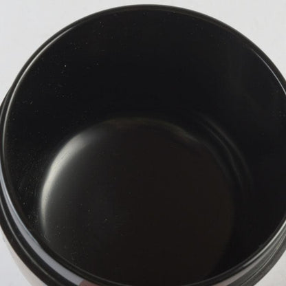 Wajima Lacquer Natsume Tea Caddy — Kikukiri Maki-e with Raden Inlay | Mokudai Soho | Tomobako