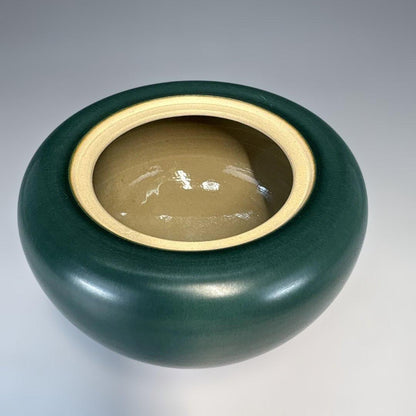Kumagai Koho Kiku-yaki Incense Burner - Celadon Koro with Signed Box