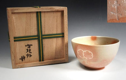 Sugimoto Sadamitsu Gohon Kanoko-mon Tea Bowl — Daitokuji Tradition, Soft Pink Glaze