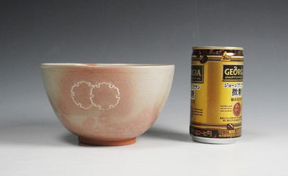 Sugimoto Sadamitsu Gohon Kanoko-mon Tea Bowl — Daitokuji Tradition, Soft Pink Glaze