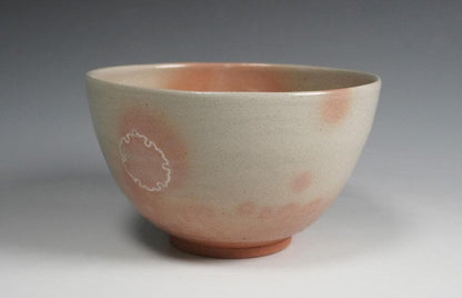 Sugimoto Sadamitsu Gohon Kanoko-mon Tea Bowl — Daitokuji Tradition, Soft Pink Glaze