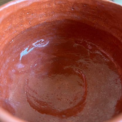 Aka-Raku Red Tea Bowl by Kimura Juraku - Kyoto Raku Ware Matcha Chawan with Signed Tomobako