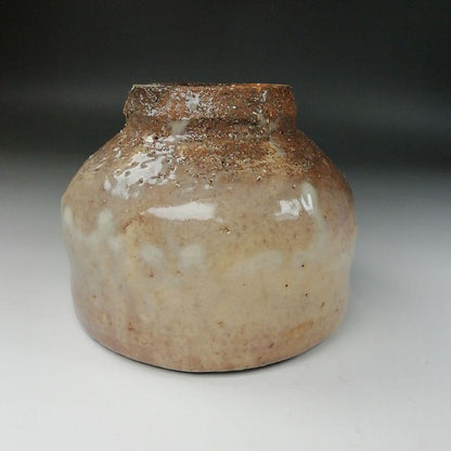 Hagi Ware Tea Bowl by Hirose Tanga - Tenpozan Kiln Chawan with Signed Box