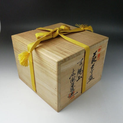 Hagi Ware Tea Bowl by Hirose Tanga - Tenpozan Kiln Chawan with Signed Box