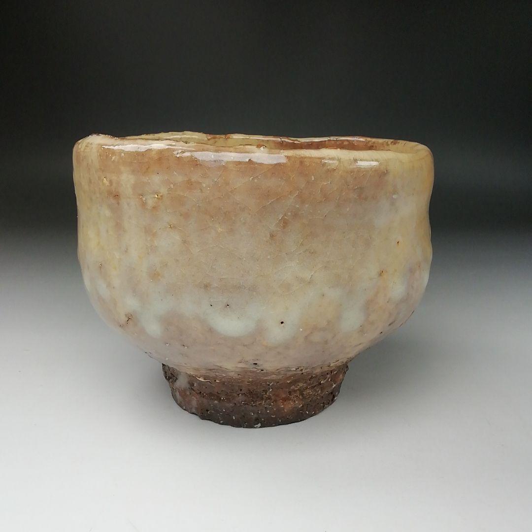 Hagi Ware Tea Bowl by Hirose Tanga - Tenpozan Kiln Chawan with Signed Box