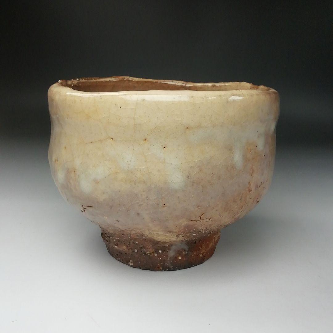 Hagi Ware Tea Bowl by Hirose Tanga - Tenpozan Kiln Chawan with Signed Box