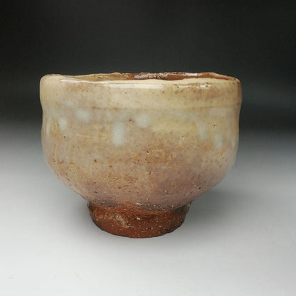 Hagi Ware Tea Bowl by Hirose Tanga - Tenpozan Kiln Chawan with Signed Box