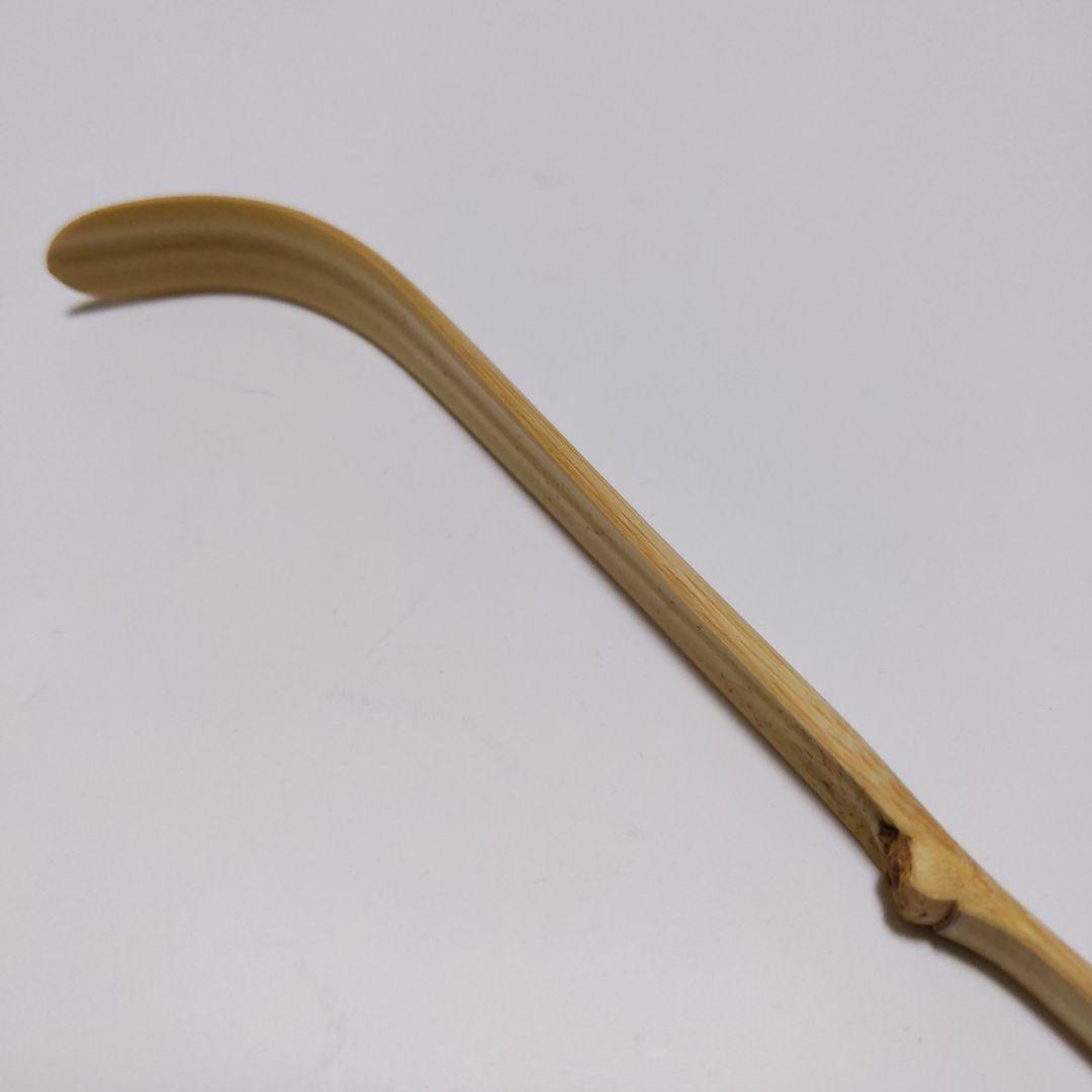 Kajitsu White Bamboo Tea Scoop - Chashaku by Sochiku with Tomobako