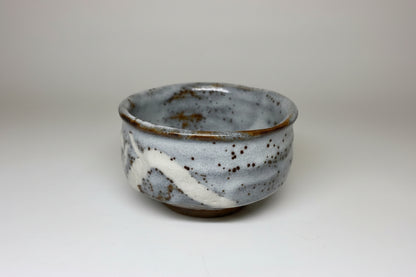 Noda Asanoshin Nezumi Shino Tea Bowl — Fukuju, Daitoku-ji Kakitsuke