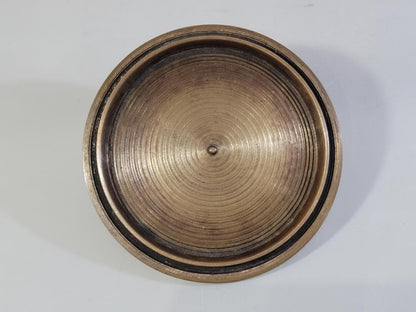 Shinnari Cast Iron Tea Kettle – Pine Landscape Relief – Masamitsu – Lotus Finial Bronze Lid – Japan